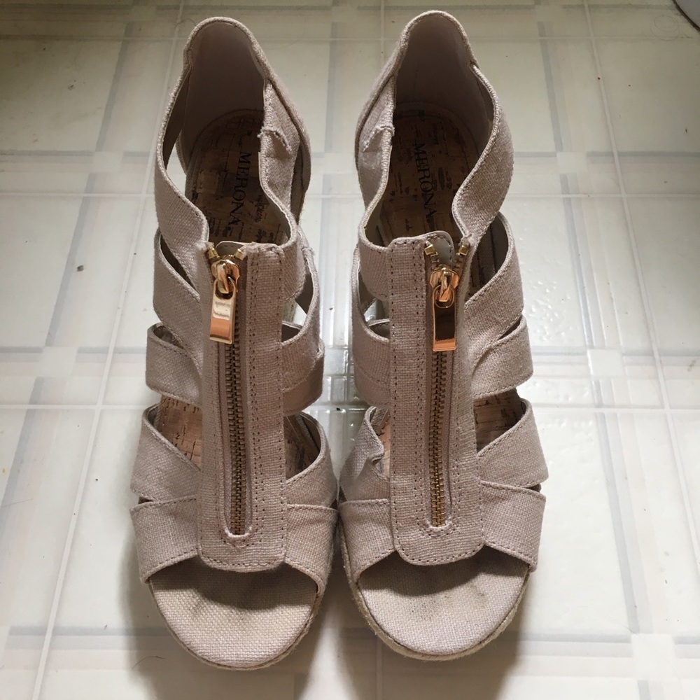 Merona zip up wedges
